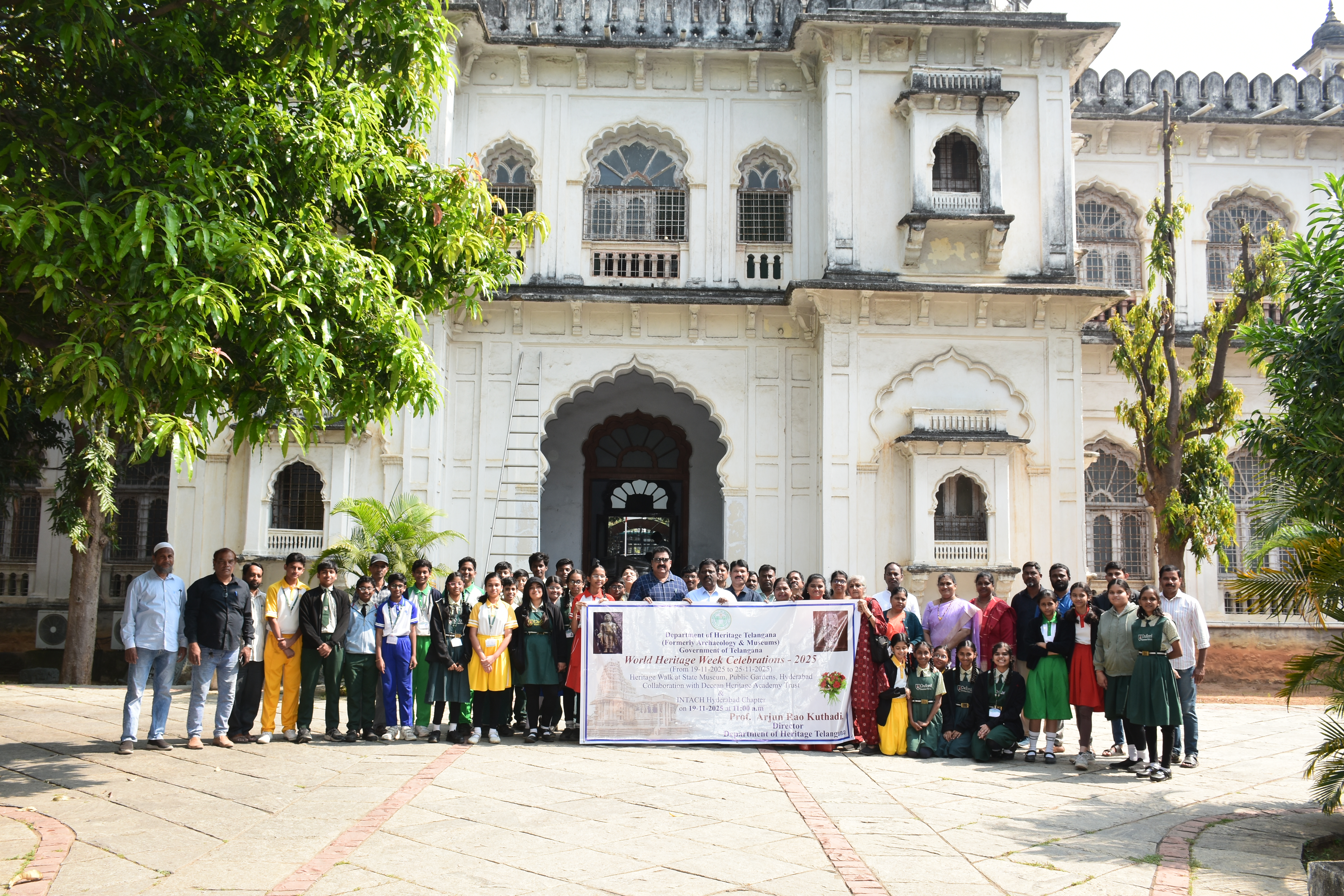 Oxford Grammar School field trip to the Telangana State Museum